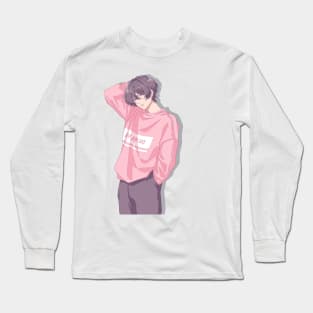 The handsom anime/manga boy Long Sleeve T-Shirt